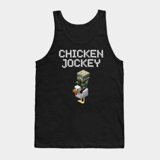 chicken jockey minecraft Tank Top